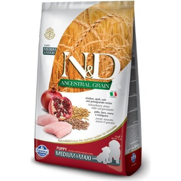 Farmina_ND_dog_AG_puppy_medium_maxi_chicken_spelt_oats_pomegranate_2,5kg.jpg Farmina_ND_dog_AG_puppy_medium_maxi_chicken_spelt_oats_pomegranate_2,5kg.jpg